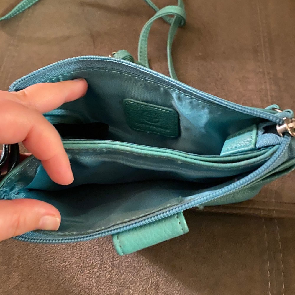 Gioni Bernini Teal Purse - Picture 2 of 4